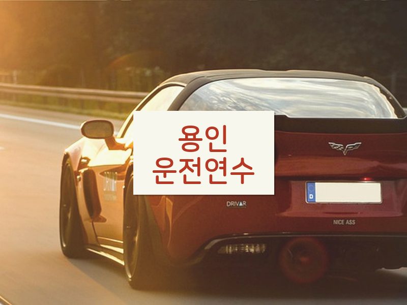 용인운전연수 후기