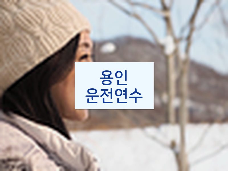 용인운전연수 후기