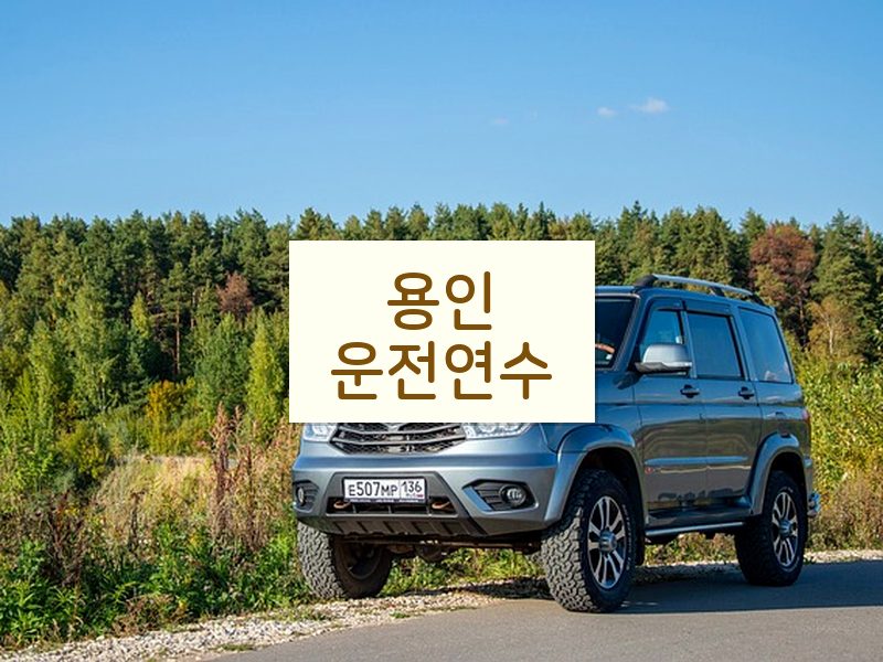 용인운전연수 후기