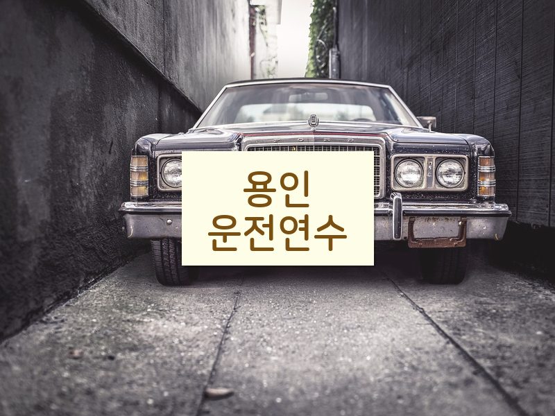 용인운전연수 후기
