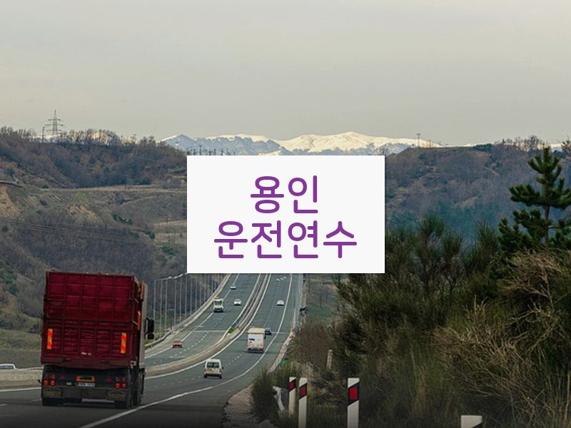 용인운전연수 후기