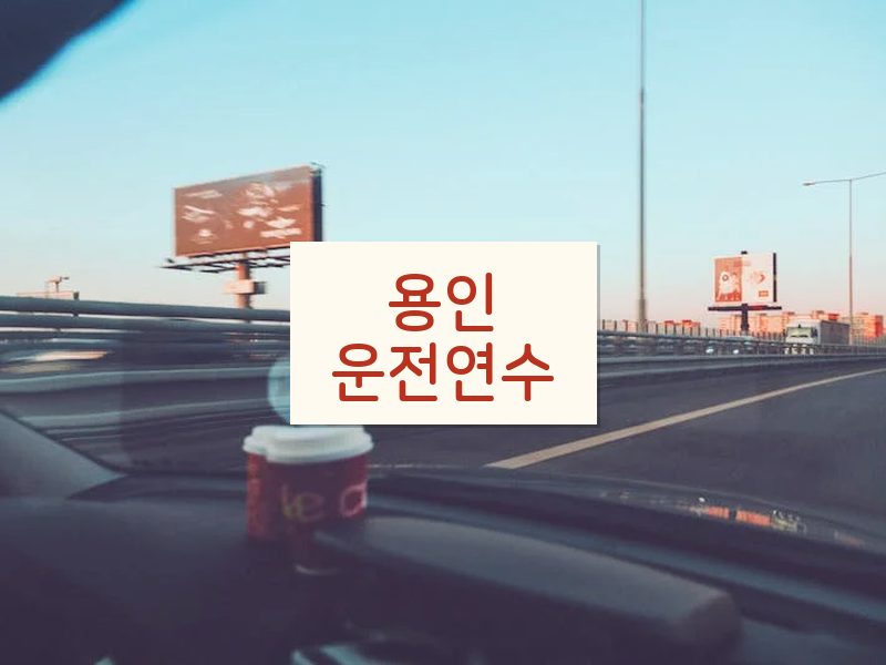 용인운전연수 후기