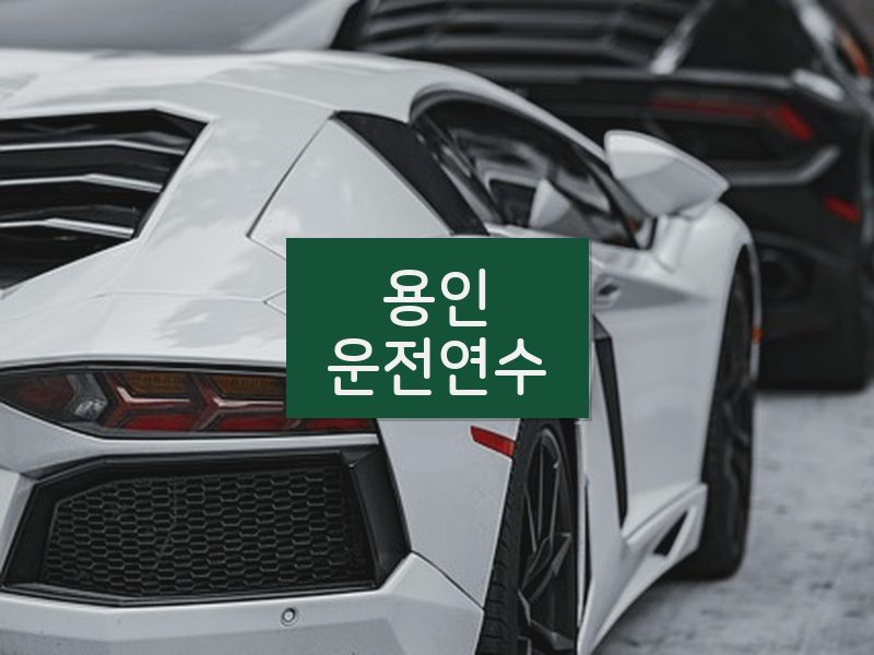 용인운전연수 후기