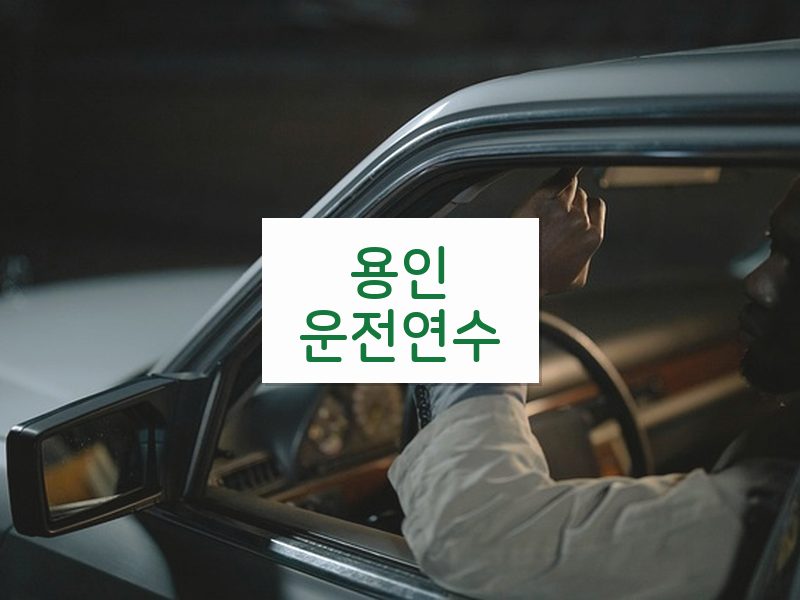 용인운전연수 후기