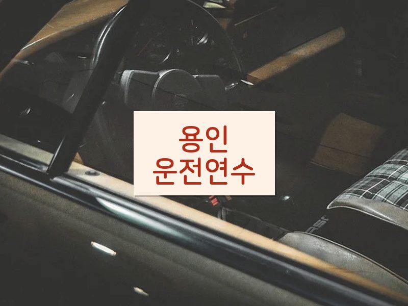 용인운전연수 후기