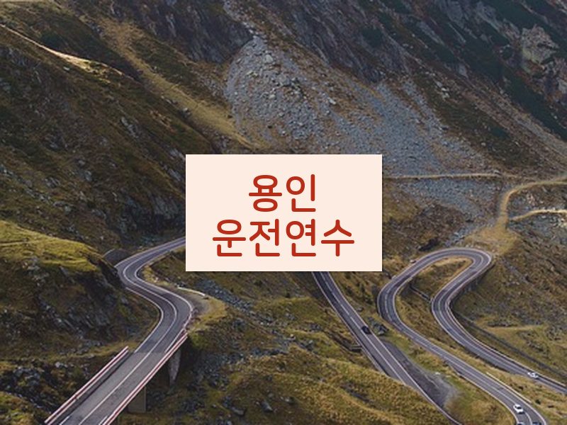 용인운전연수 후기