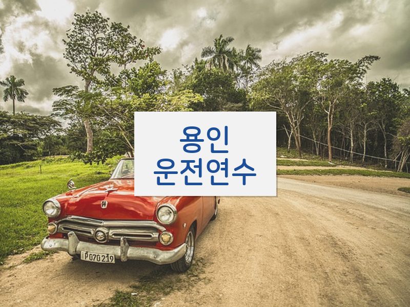 용인운전연수 후기