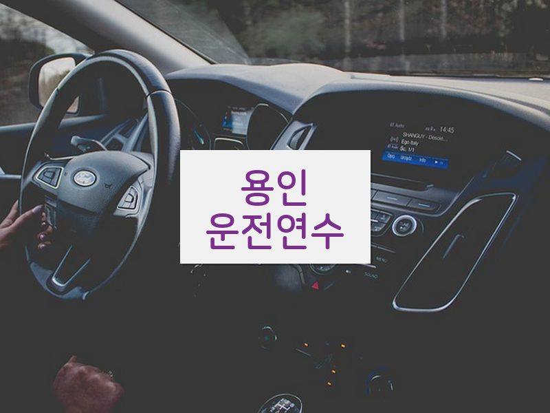 용인운전연수 후기