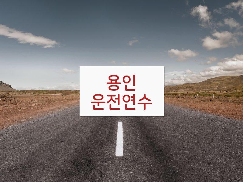 용인운전연수 후기