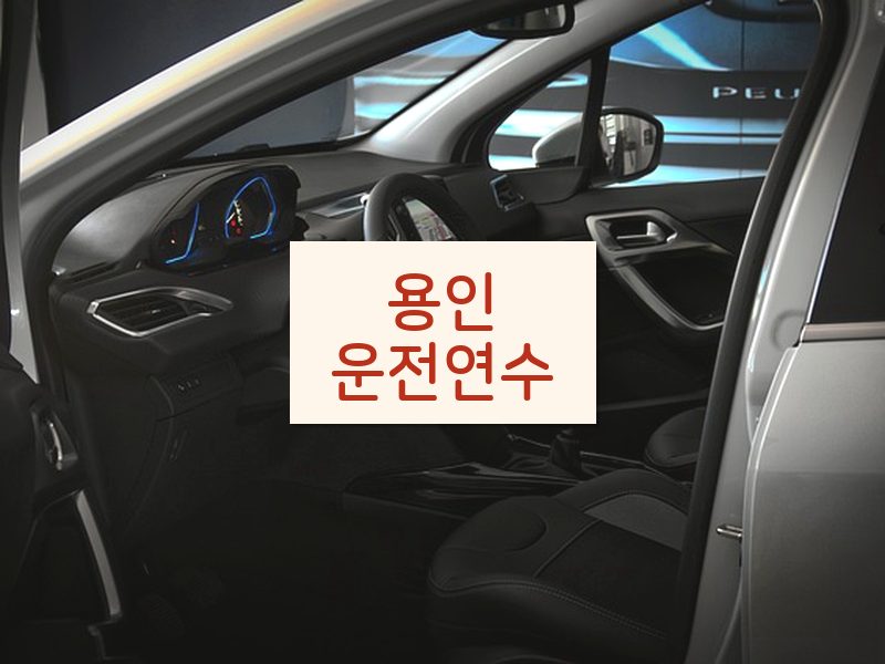 용인운전연수 후기