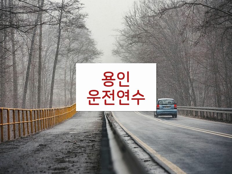 용인운전연수 후기