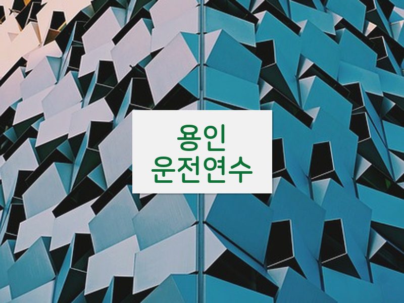 용인운전연수 후기