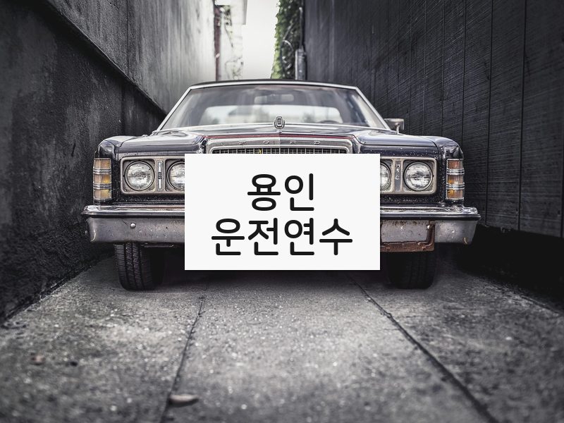 용인운전연수 후기