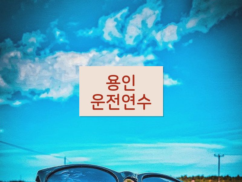 용인운전연수 후기