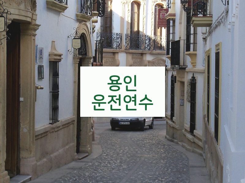 용인운전연수 후기