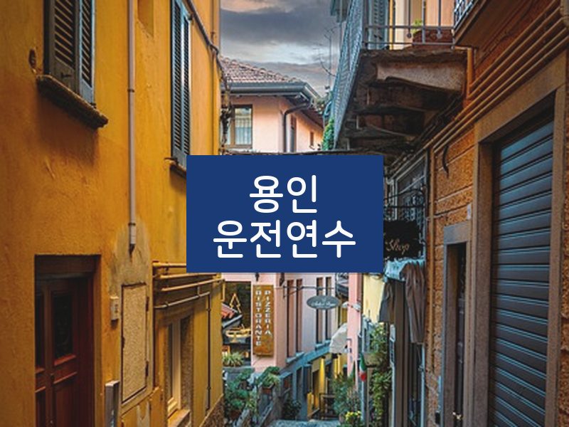 용인운전연수 후기