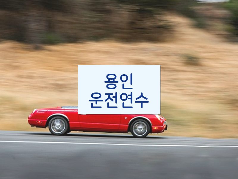 용인운전연수 후기