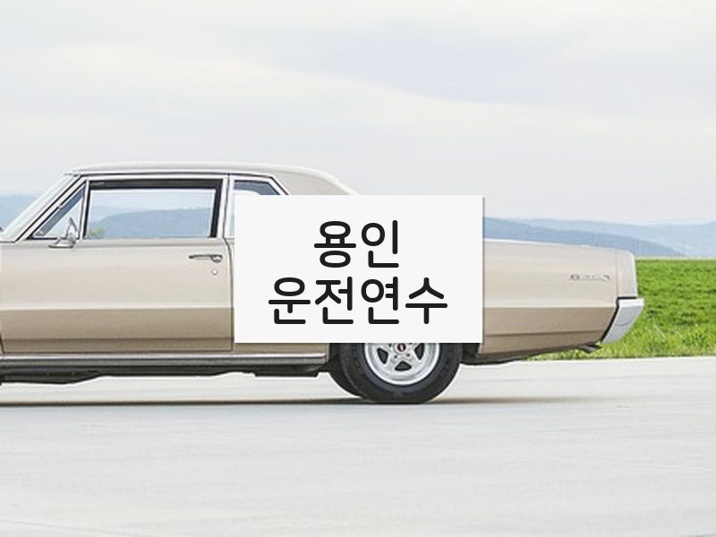 용인운전연수 후기