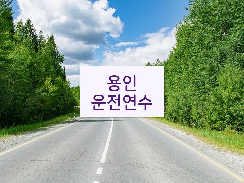 용인운전연수 후기