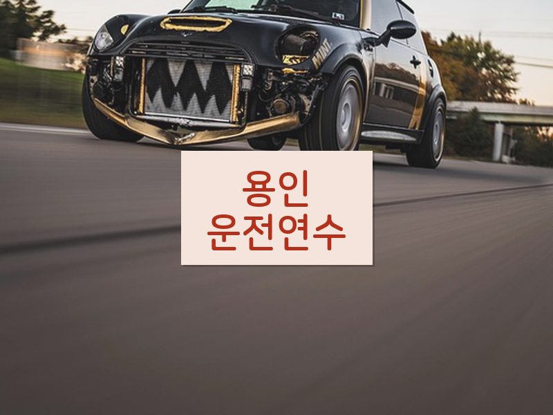 용인운전연수 후기