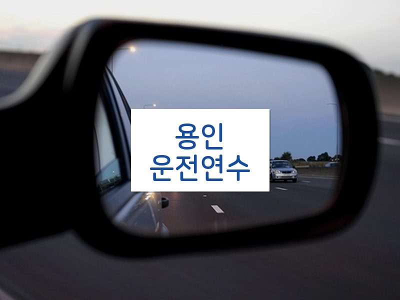 용인운전연수 후기