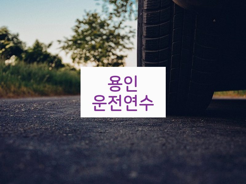 용인운전연수 후기