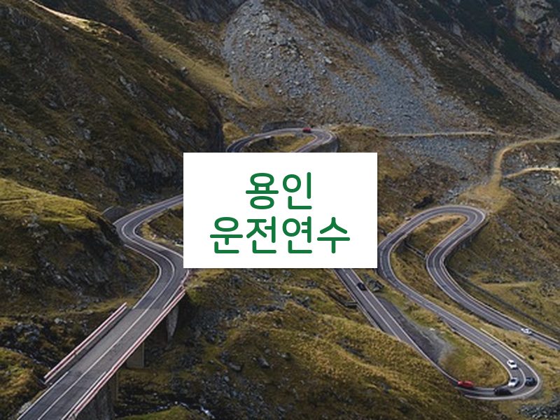 용인운전연수 후기