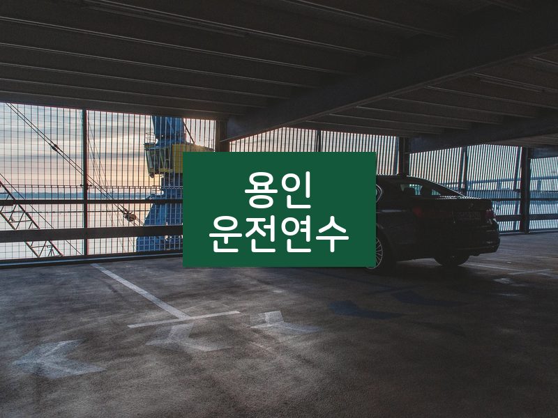 용인운전연수 후기