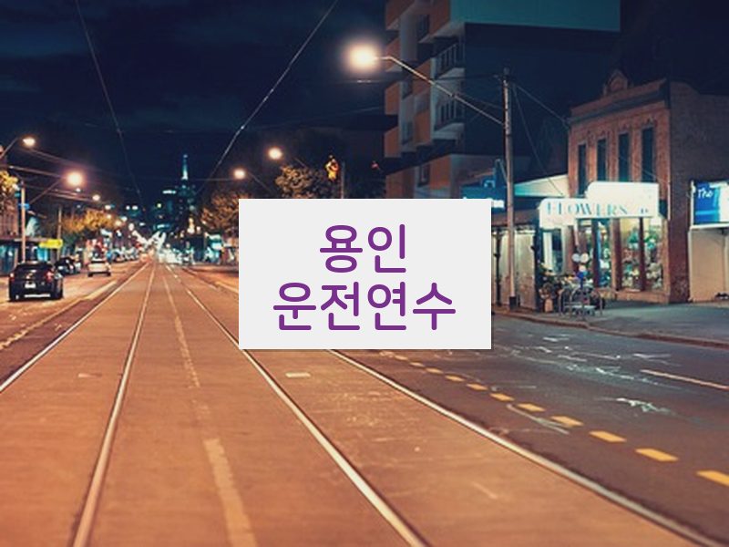 용인운전연수 후기