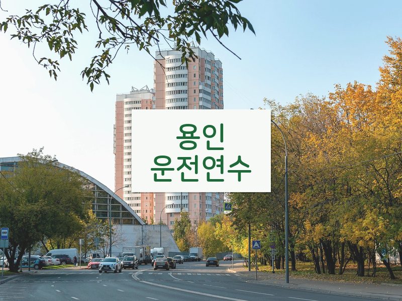 용인운전연수 후기