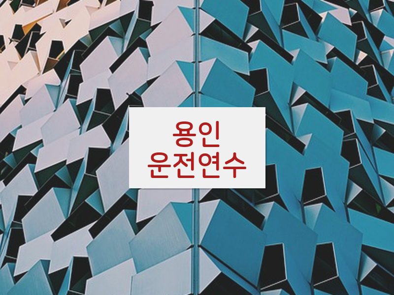 용인운전연수 후기