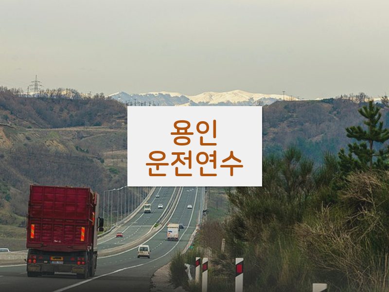 용인운전연수 후기