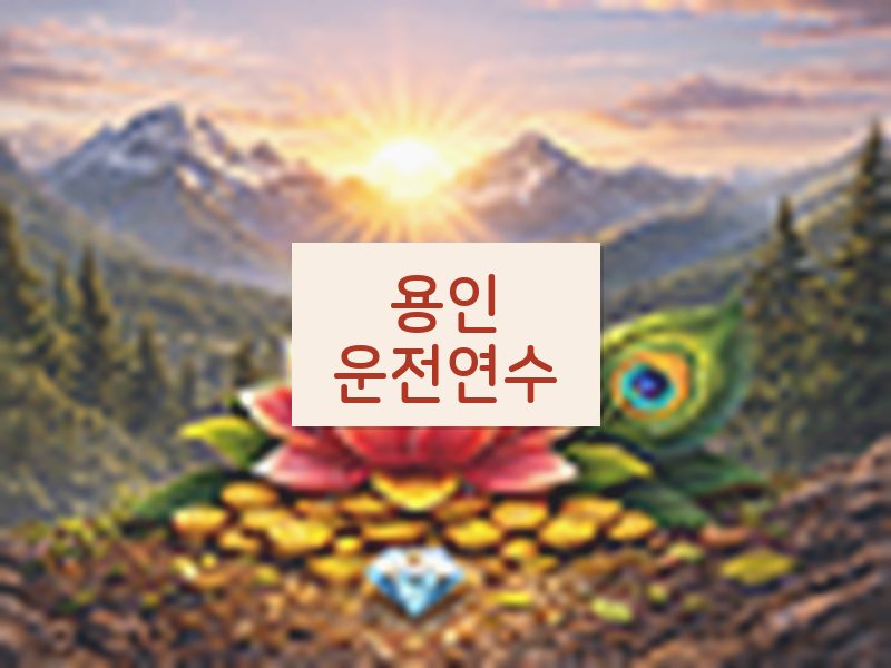 용인운전연수 후기