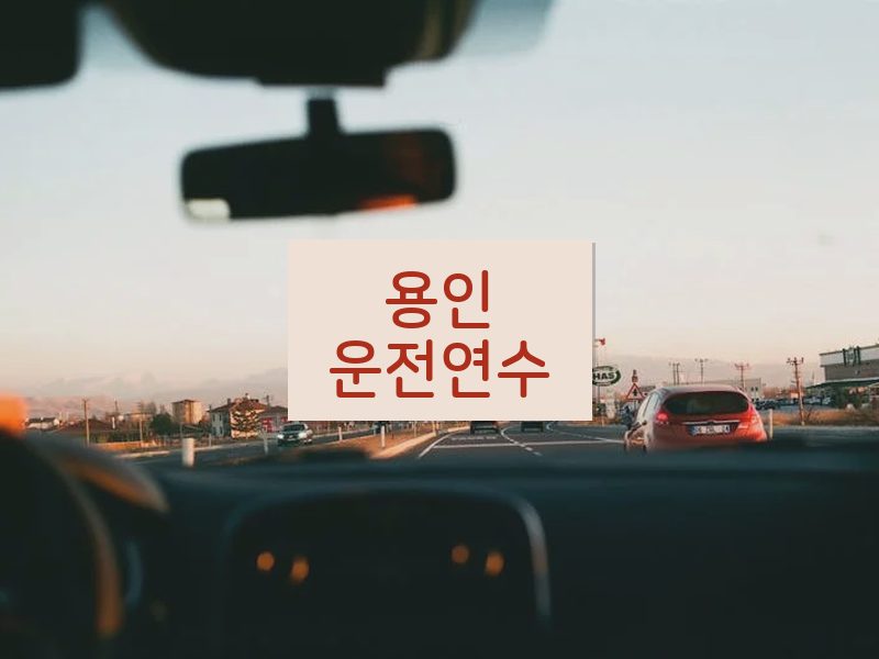 용인운전연수 후기
