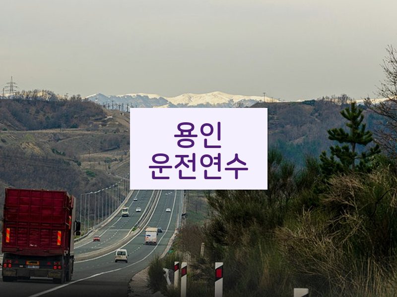 용인운전연수 후기