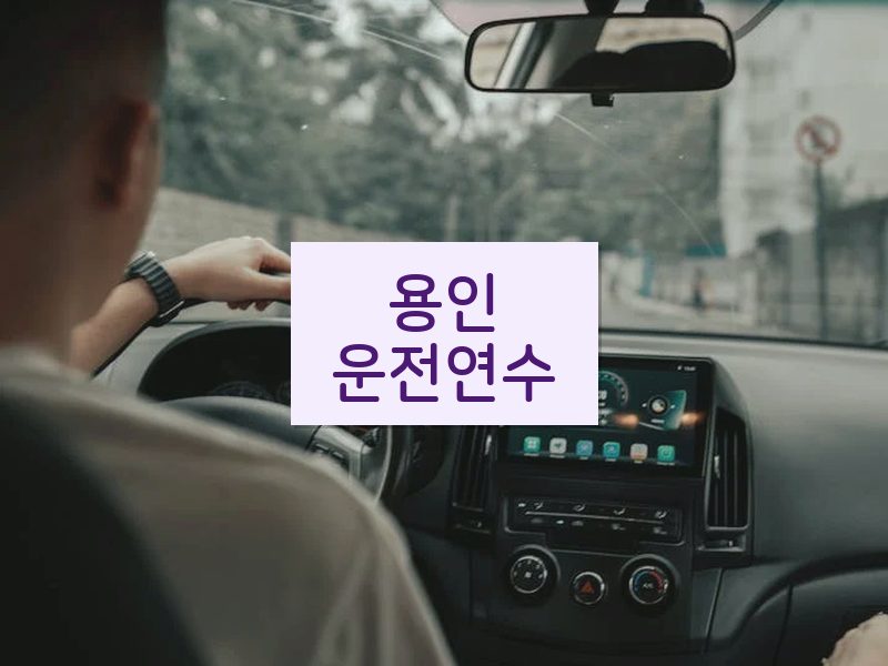 용인운전연수 후기