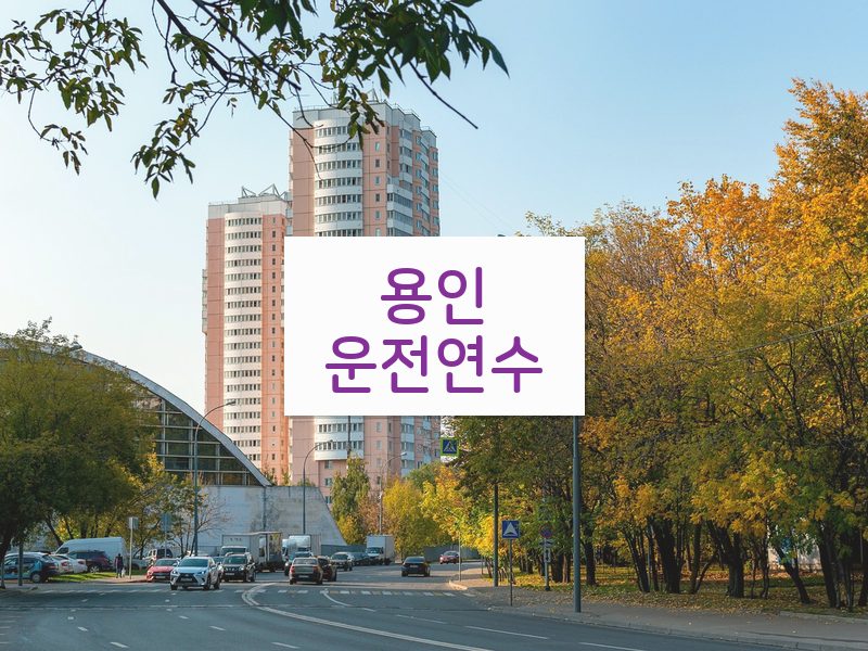 용인운전연수 후기