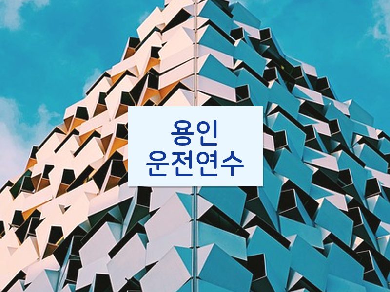 용인운전연수 후기