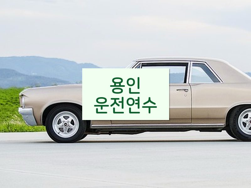 용인운전연수 후기