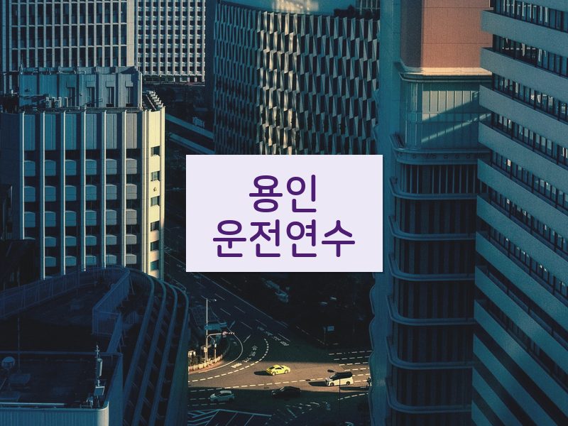 용인운전연수 후기