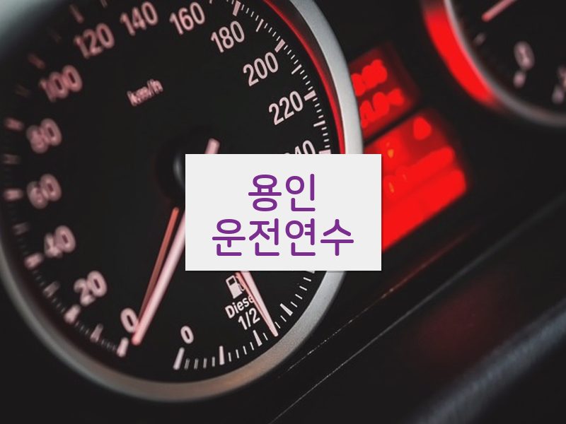 용인운전연수 후기