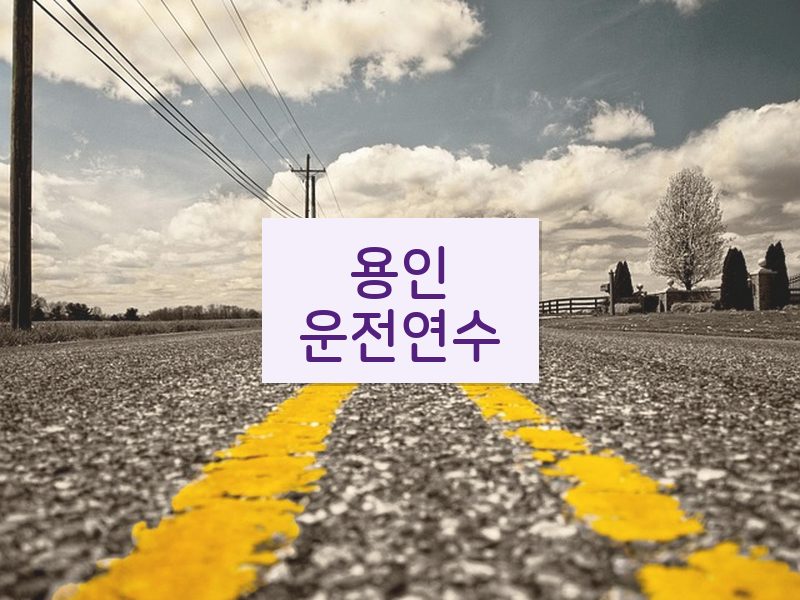 용인운전연수 후기