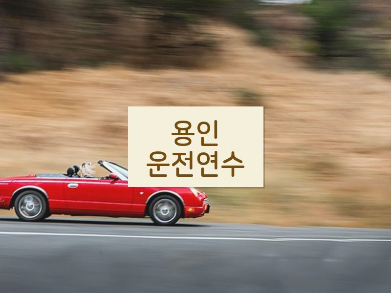 용인운전연수 후기