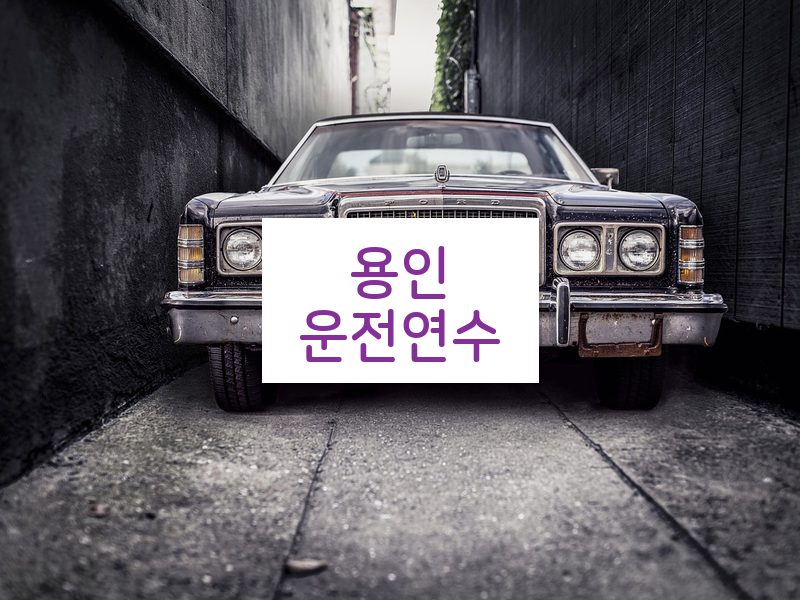 용인운전연수 후기