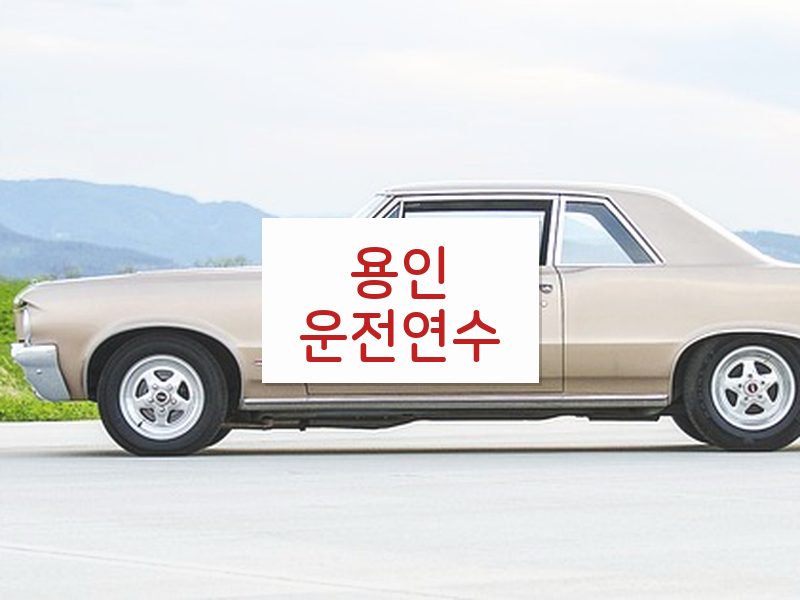용인운전연수 후기
