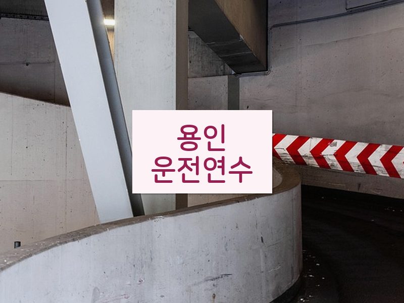 용인운전연수 후기