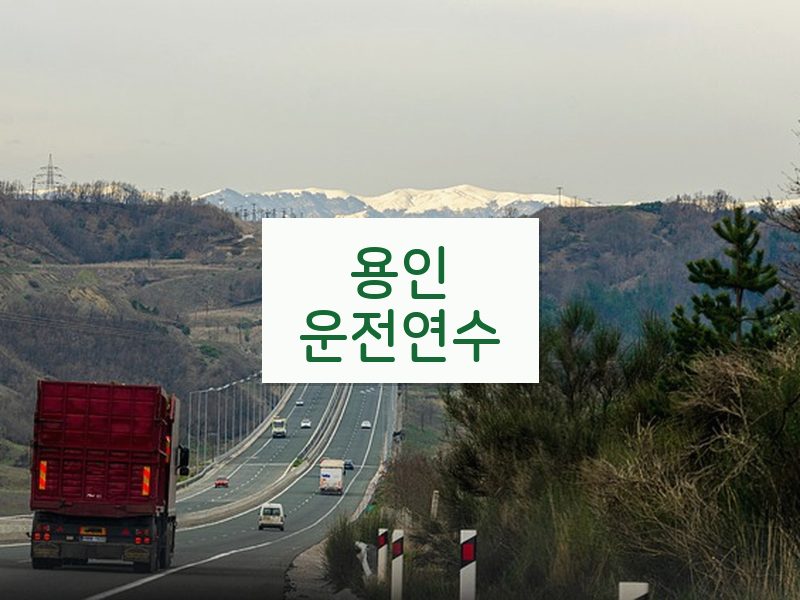용인운전연수 후기