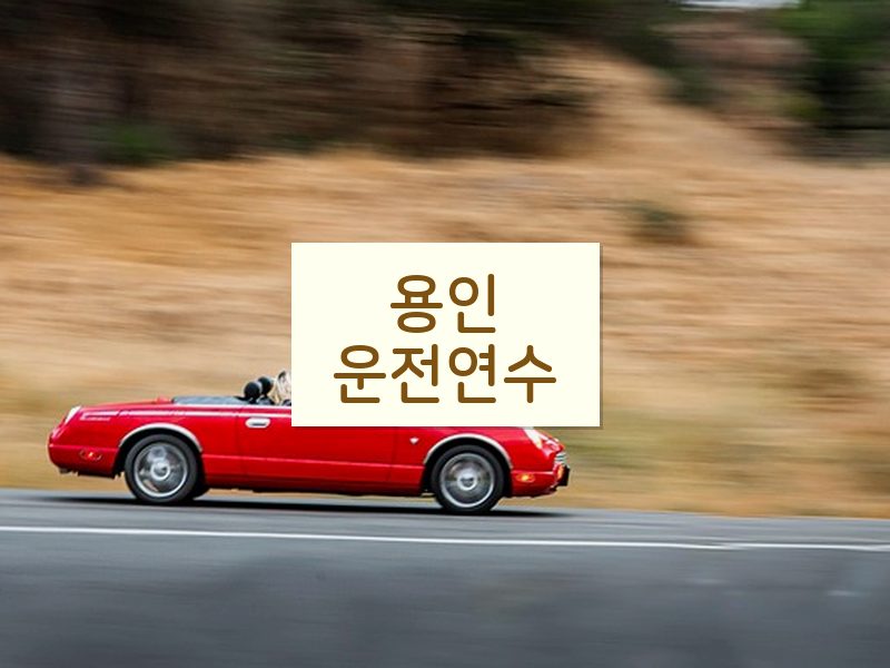 용인운전연수 후기
