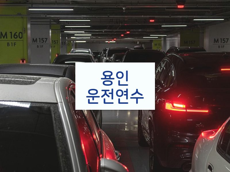 용인운전연수 후기
