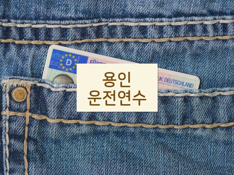 용인운전연수 후기